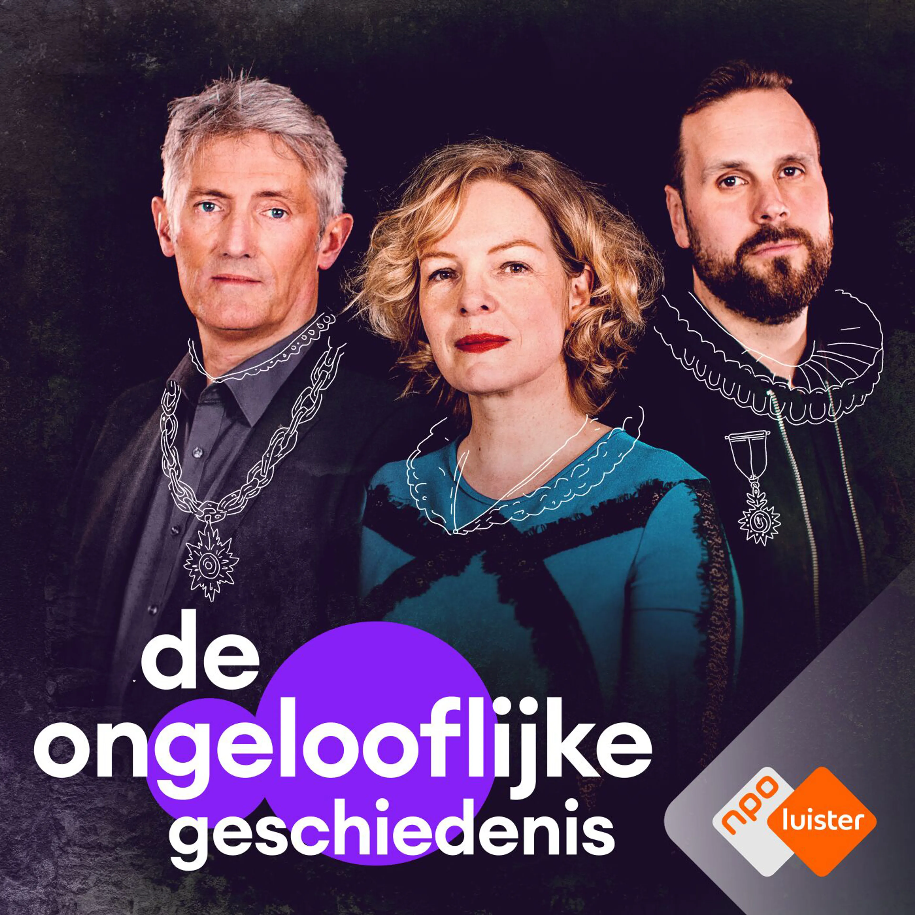 Logo van De Ongelooflijke Geschiedenis.