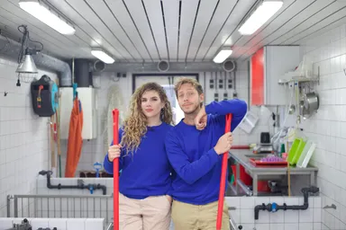 Rachel en Elbert passen op