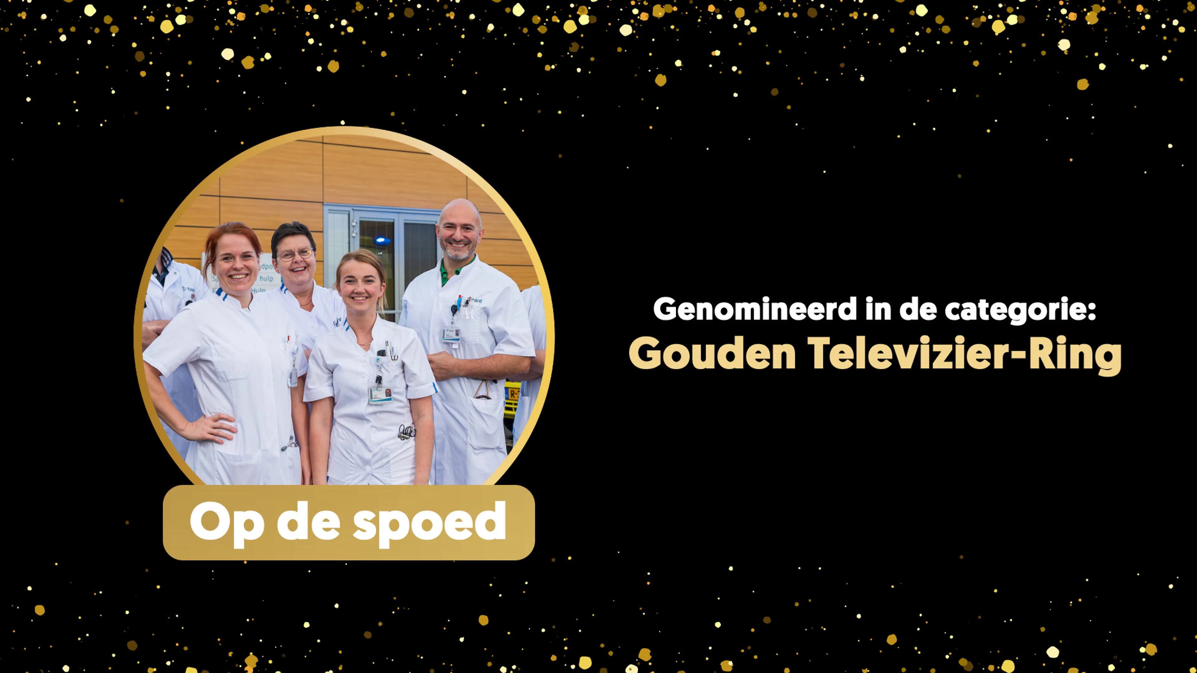 'Op de spoed' maakt kans op de Gouden Televizier-Ring!