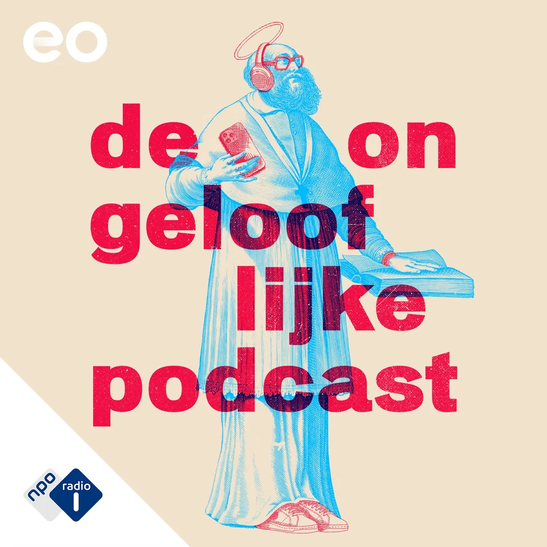 Logo van De Ongelooflijke Podcast.