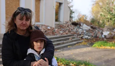 Hoop aan het front in Oekraïne