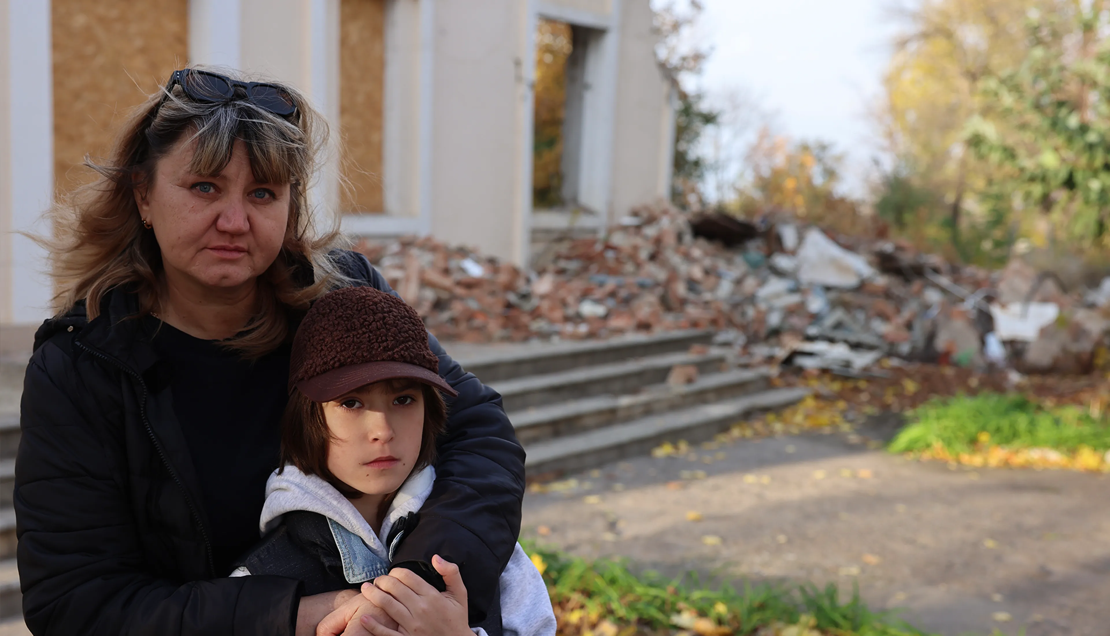 Hoop aan het front in Oekraïne